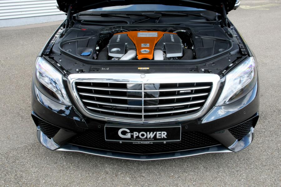 Моторный отсек Mercedes-AMG S63 by G-Power 2015 года  (фото 14 из 14)